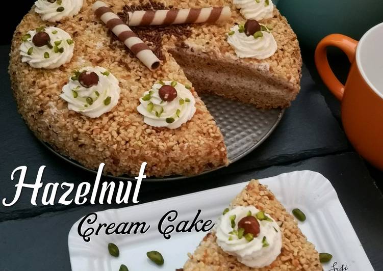 Resep Hazelnut Cream Cake, Lezat