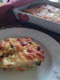 Torta salata di riso e verdure