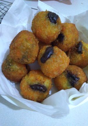 Foto resep Bola Bola Ubi Coklat Lumer
