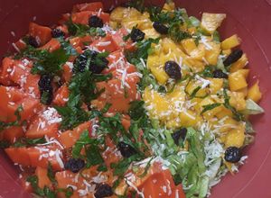 Una foto de Ensalada dulce