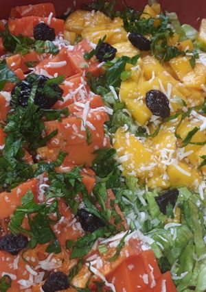 Una foto de Ensalada dulce
