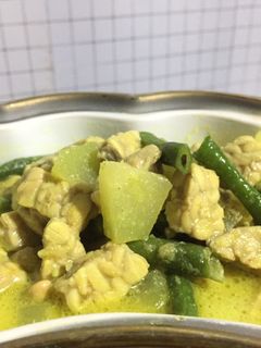 Foto resep Sayur tempe labu siam kacang panjang