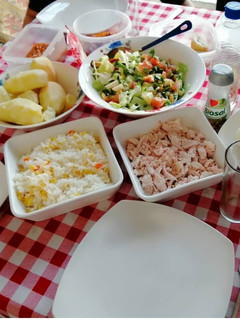 Una foto de Ensalada de marisco