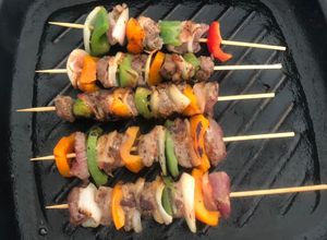 Una foto de Brochetas