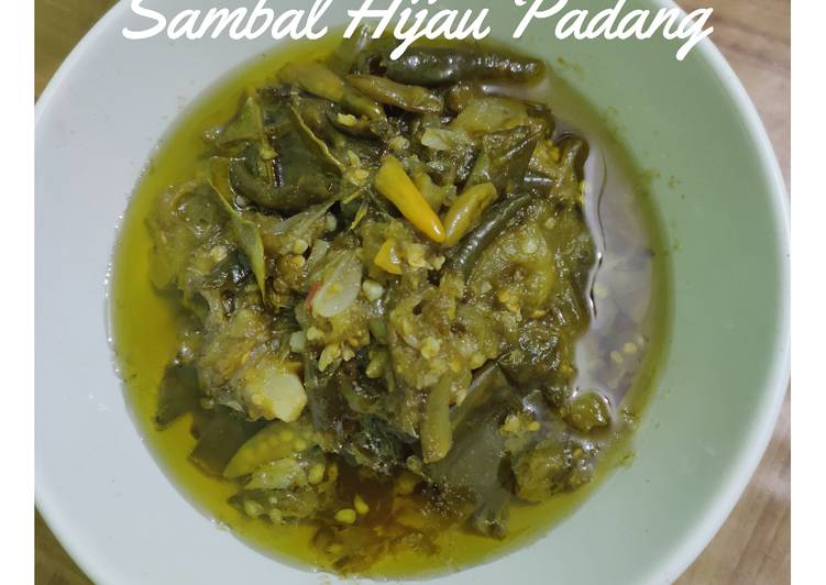 Resep Sambal Hijau Padang ✨ Anti Gagal