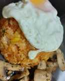 Arroz frito con kimchi 🌻🥣