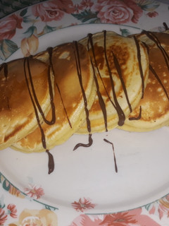 Una foto de Hotcakes de vainilla y coco