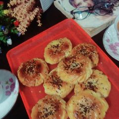 A picture of Afghani kulcha namki.