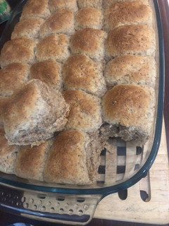 A picture of Soft 100% Whole Wheat Rolls.