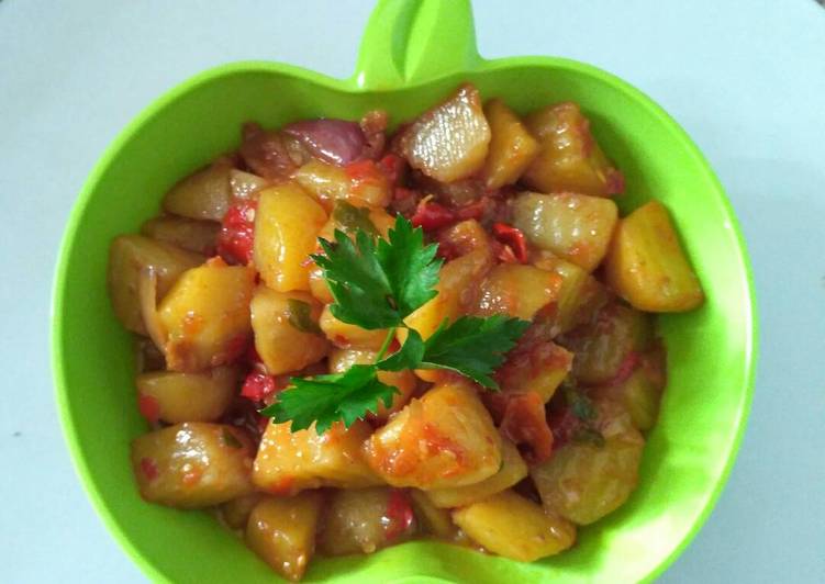 Kentang balado simple