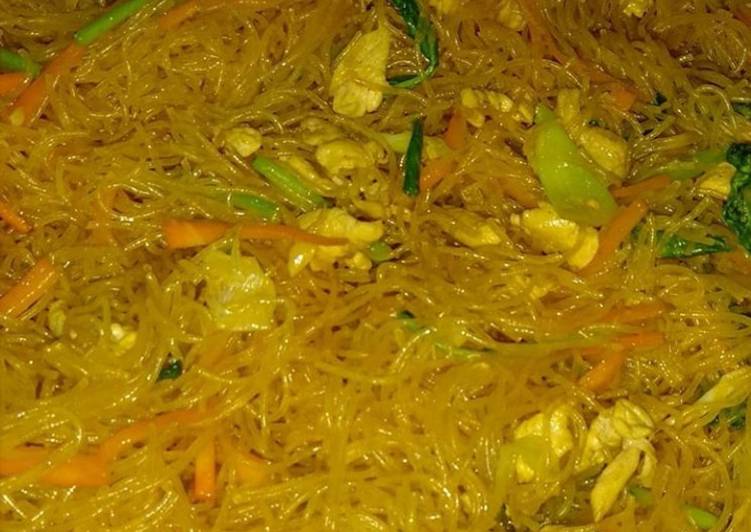 Bihun goreng tanpa ribet