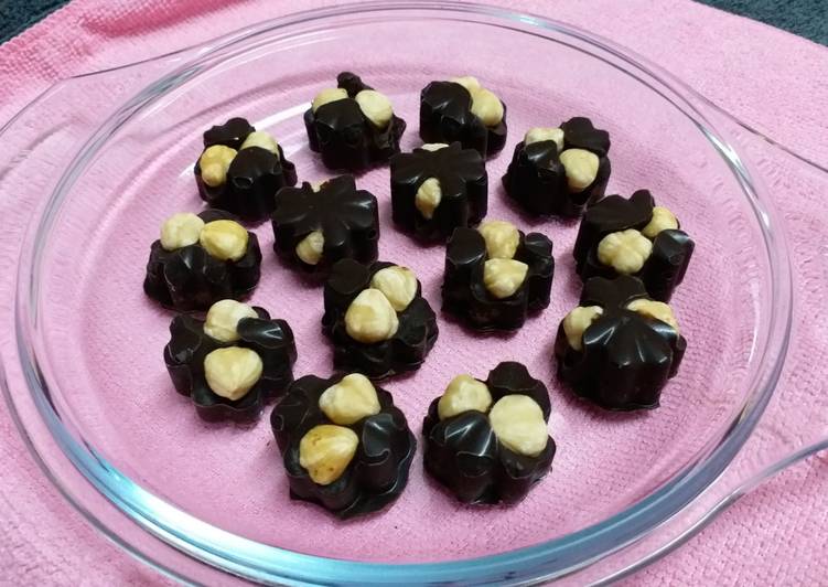 Easiest Way to Make Ultimate Hazelnut Dark Chocolate