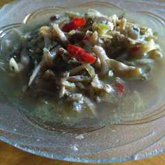 A picture of Tumis Kuah Teri.