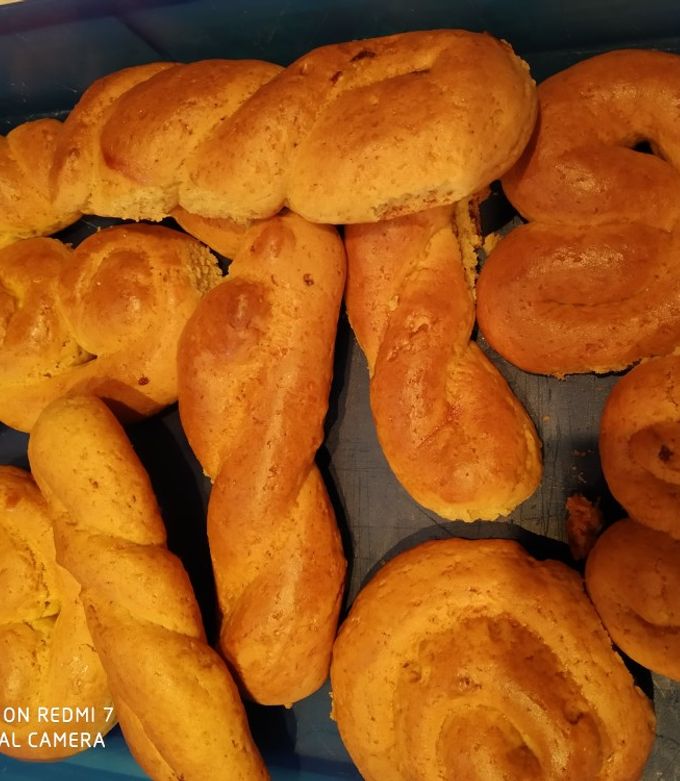 Φωτογραφία της συνταγής Αφράτα πασχαλινά κουλουράκια πορτοκαλιού