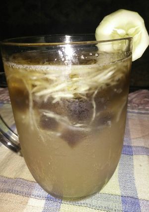 Foto resep Es Cincau Timun punch Leci