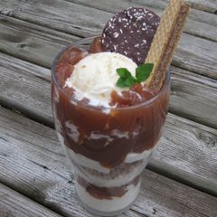 A picture of Black Tea Parfait.