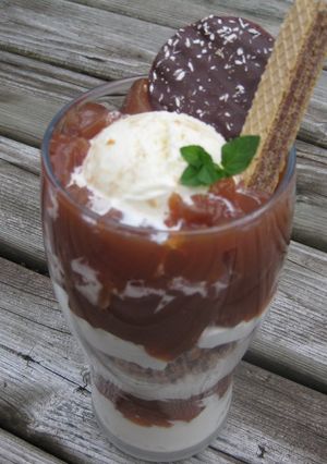 A picture of Black Tea Parfait.
