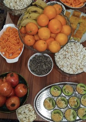 عکسی از دستور میز یلدا
