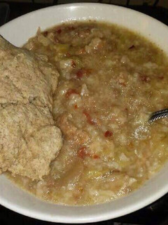 A picture of Cabbage Roll Soup.