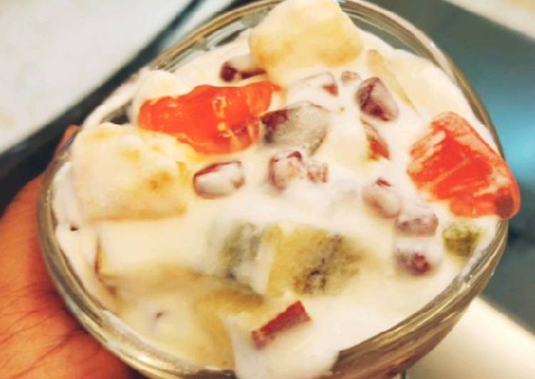 Recipe of Quick Fruit Cream