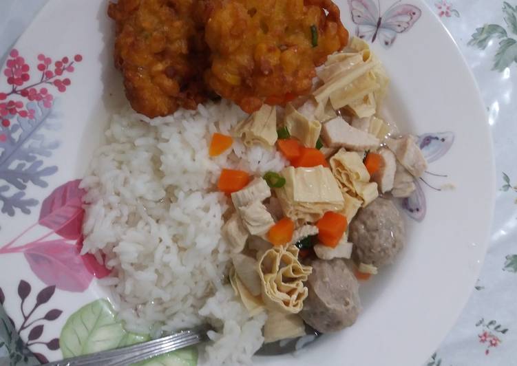Rahasia Menghidangkan Sup kembang tahu (ayam)+ bakso Anti Gagal!