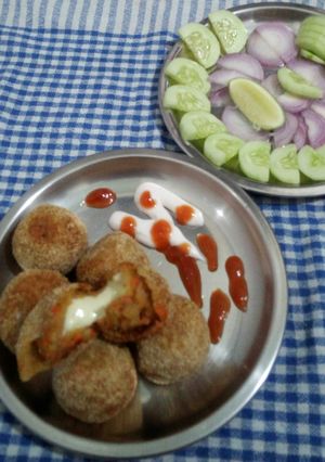 চীজ্ ভরা আলু কোফ্তা (cheese bhara aloo kofta recipe in bengali) রেসিপির প্রধান ছবি