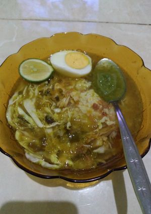 Foto resep Soto ayam Lamongan ples koya