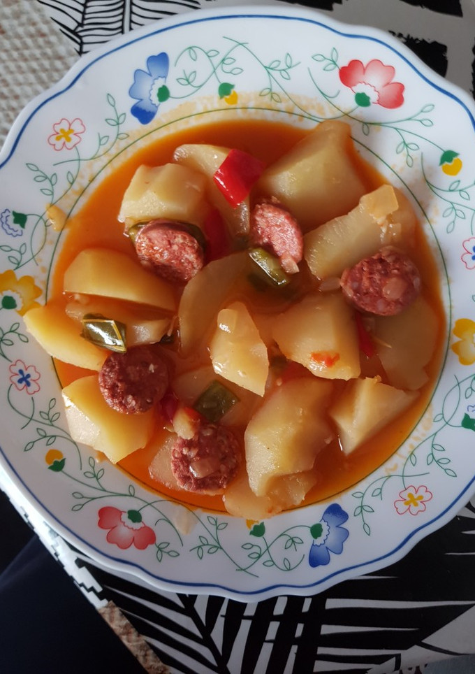 Una foto de Patatas riojanas