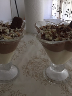 Una foto de Postre en vaso