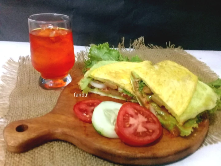 Langkah Gampang Membuat Resep Sausage Egg Sandwich aka sandwich sosis telur yang  Bikin Ketagihan Anti Ribet, Mantap