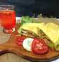 Langkah Gampang Membuat Resep Sausage Egg Sandwich aka sandwich sosis telur yang  Bikin Ketagihan Anti Ribet, Mantap
