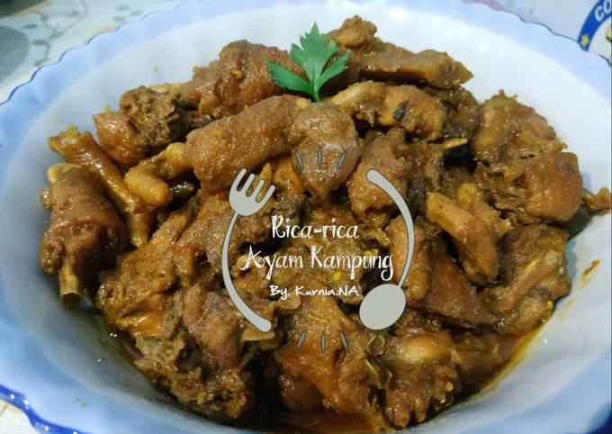 Resep Rica-Rica Ayam Kampung oleh Kurnia Nur Addina - Cookpad