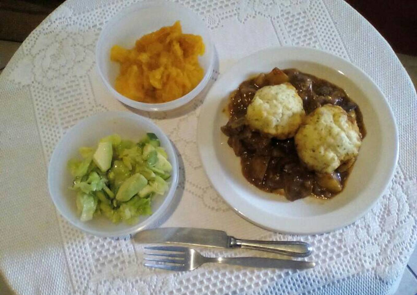 Beef Stew with Dumplings