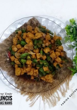 Foto resep Oseng Tempe Buncis Pedas Manis
