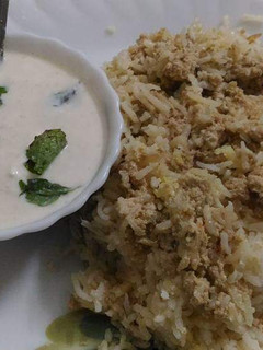 A picture of Awadhi keema biryani.