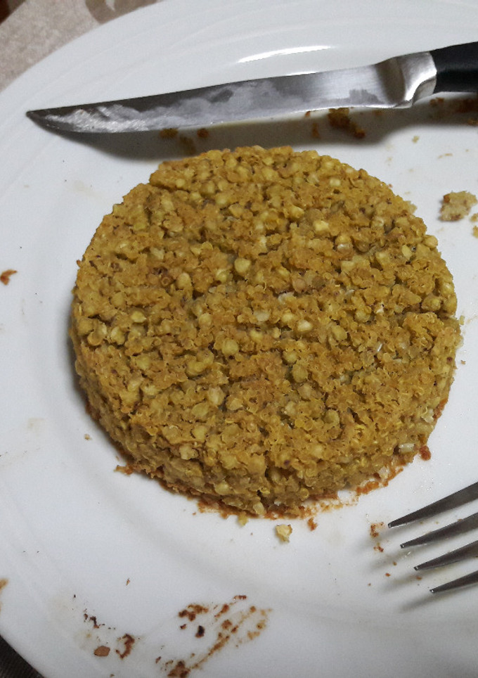 Una foto de Hamburguesas horneadas de trigo sarraceno veganas 🍔