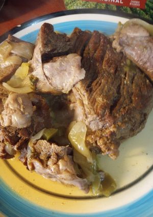 A picture of Chuck Roast Pressure Cooked.