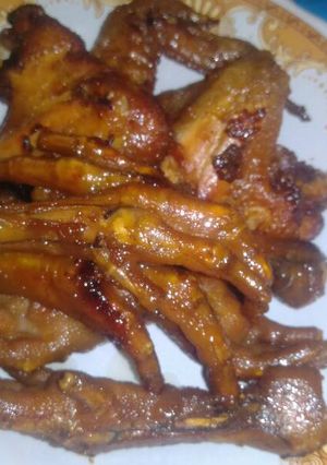 Foto resep Bacem ceker +sayap simpelll