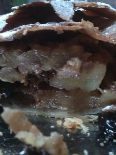 Una foto de Strudel de manzana