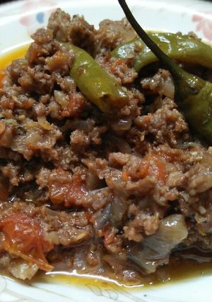 A picture of Karahi qeema.