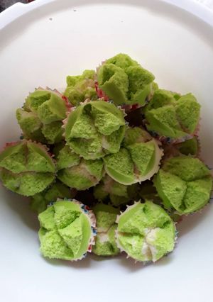 Foto resep Bolu kukus pandan