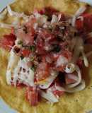 Tortilla crujiente de Maíz con jamonilla