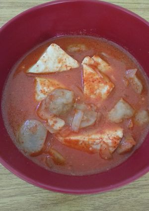 Foto resep Bakso kuah pedas