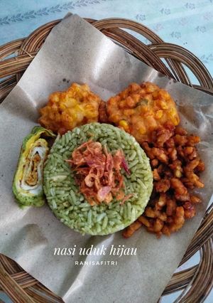 Foto resep Nasi Uduk Hijau