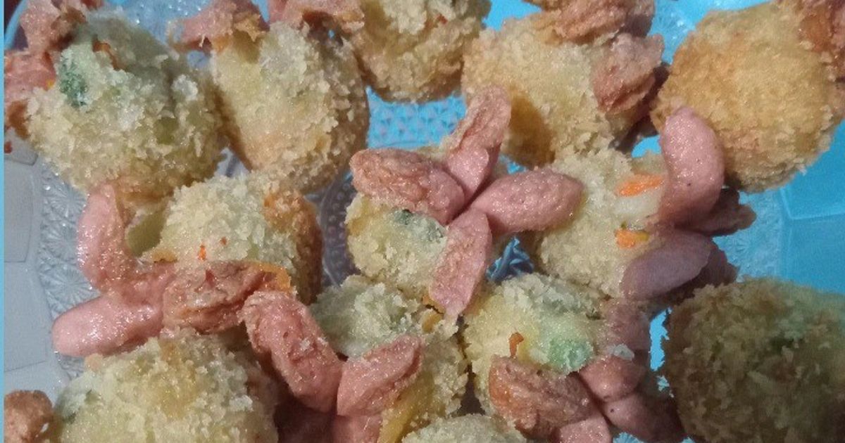Kroket Sosis Ayam Sayur