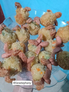 Foto resep Kroket Sosis Ayam Sayur