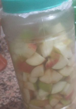 صورة لوصفة خل التفاح منزلي 🍎🍏