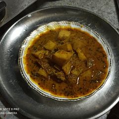 A picture of Dahi Wale Aloo.
