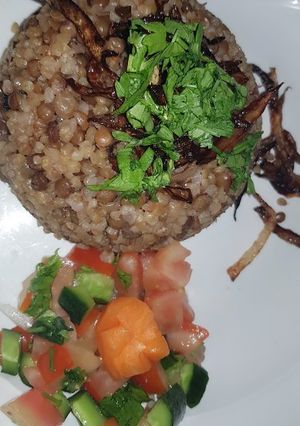 صورة لوصفة مجدرة البرغل 😋