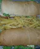 Sándwich de milanesa caseros 🥪 🍟🤤